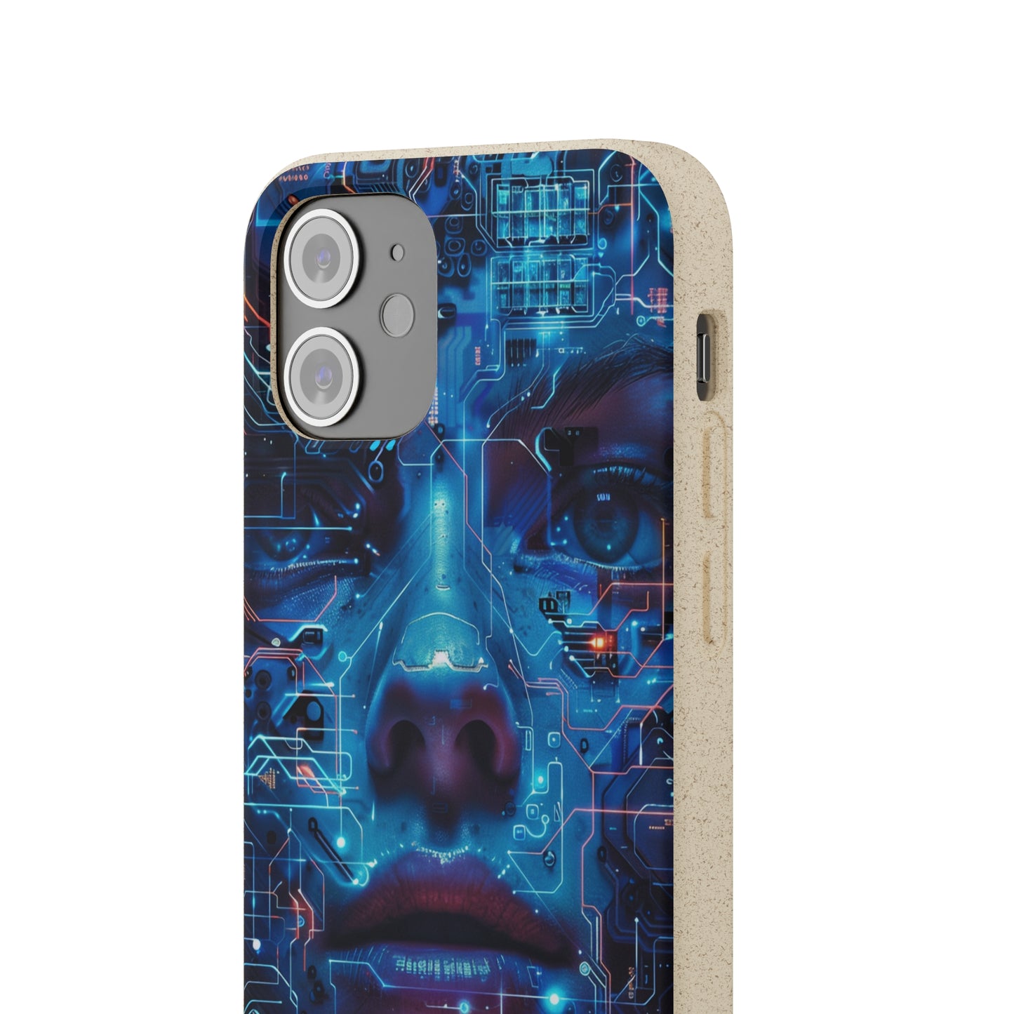 Cyberpunk woman Biodegradable Phone Case | iPhone / Samsung