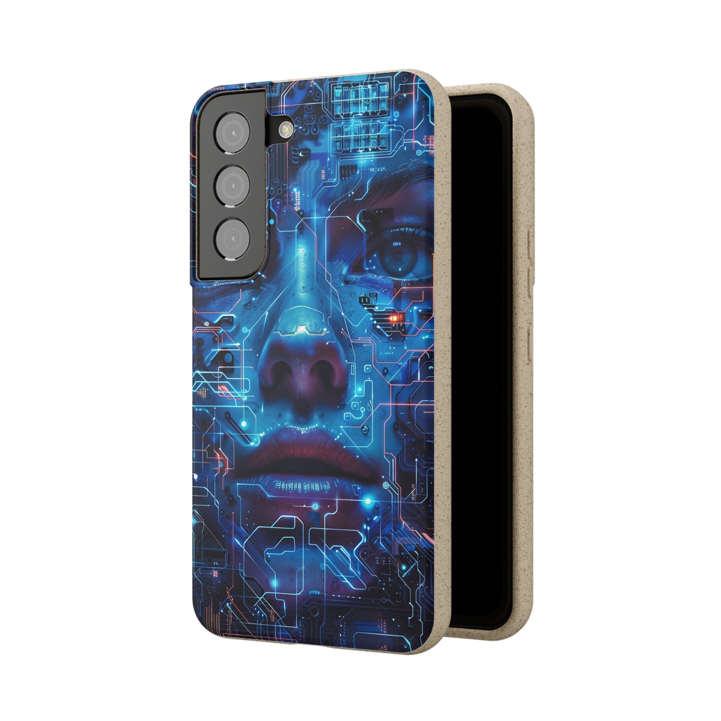 Cyberpunk woman Biodegradable Phone Case | iPhone / Samsung