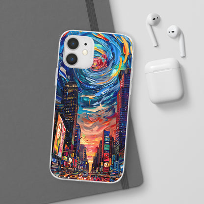 Van Gogh inspired City scene | iPhone/Samsung | Slimline Phone Case