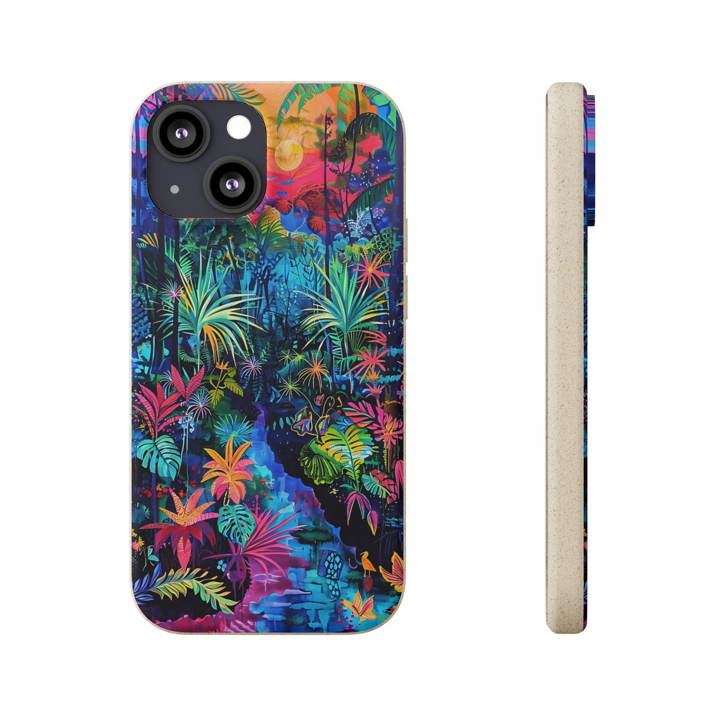 Colourful Rain Forest Biodegradable Phone Case | iPhone / Samsung