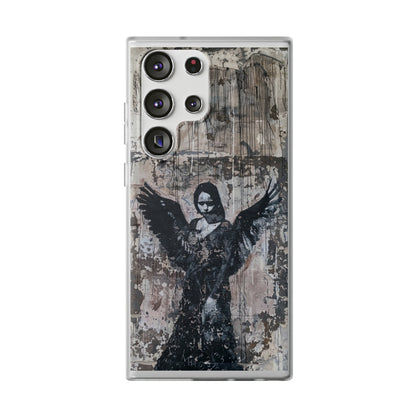 Vhils inspired Gothic Dark Angel Phone Case