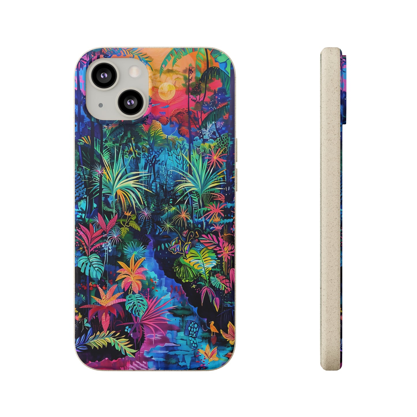 Colourful Rain Forest Biodegradable Phone Case | iPhone / Samsung