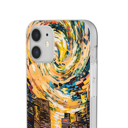 Van Gogh inspired City scene | iPhone/Samsung | Slimline Phone Case