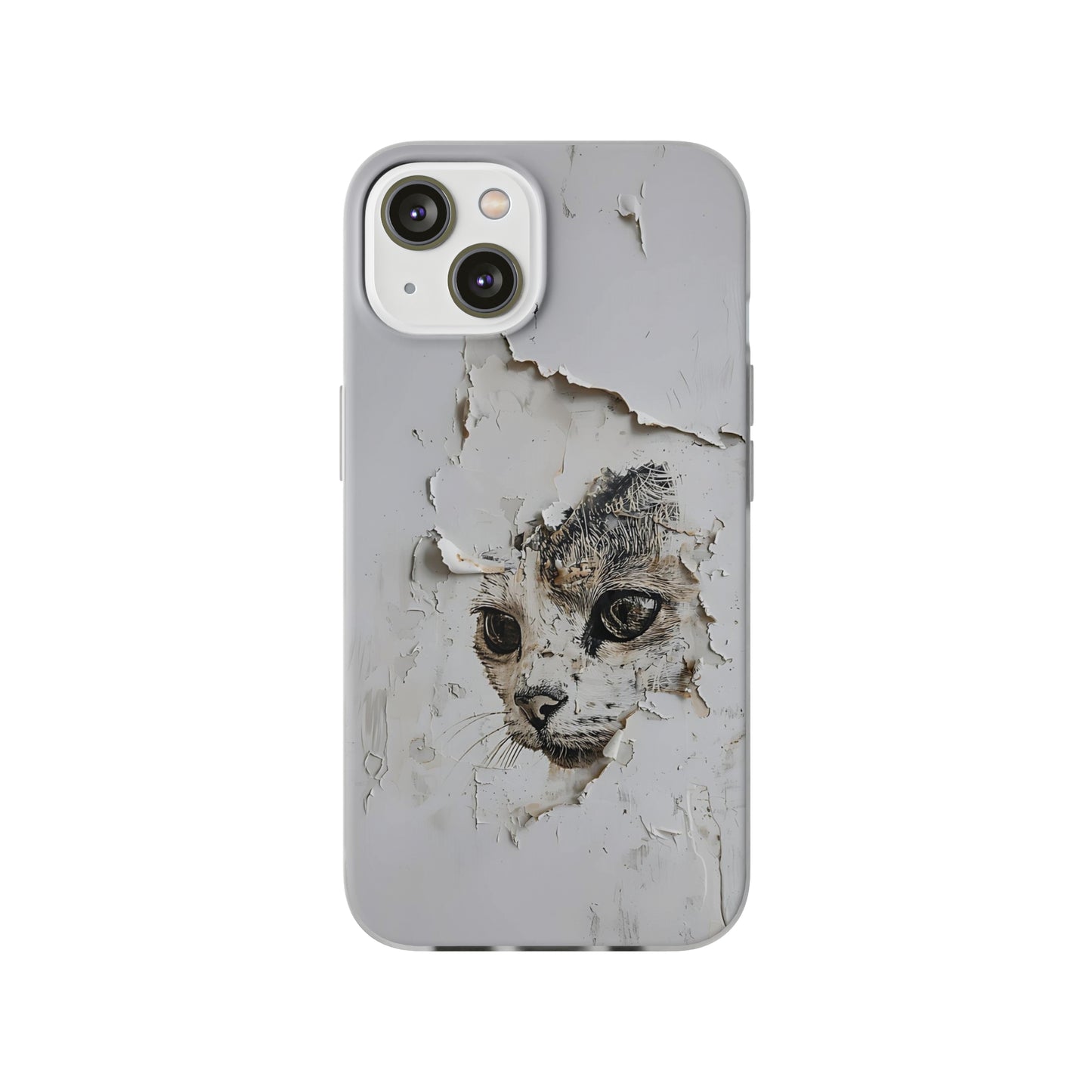 Vhils inspired Cat Phone Case | iPhone / Samsung