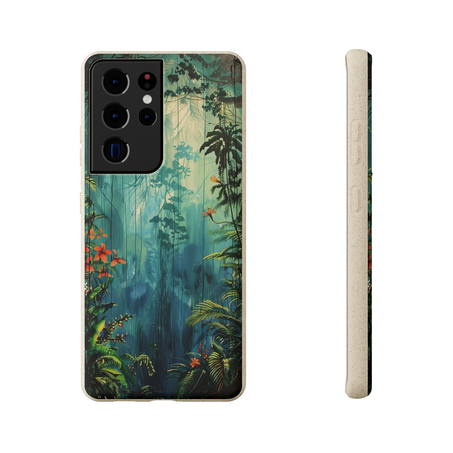 Rain Forest Clearing Scene Biodegradable Phone Case | iPhone / Samsung