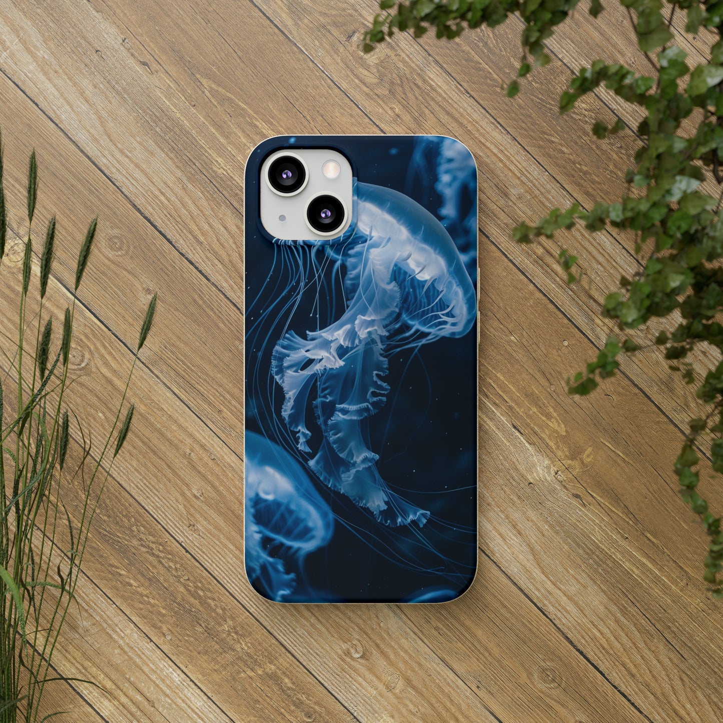 Deep Ocean Jellyfish Biodegradable Phone Case | iPhone / Samsung