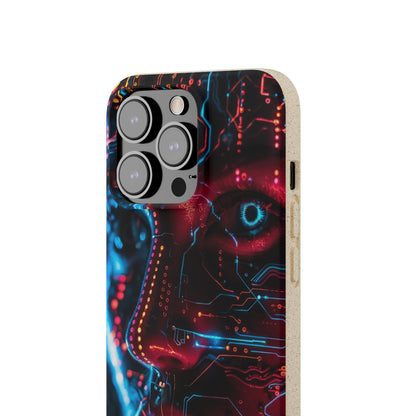 Cyberpunk woman Biodegradable Phone Case | iPhone / Samsung