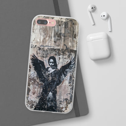 Vhils inspired Gothic Dark Angel Phone Case