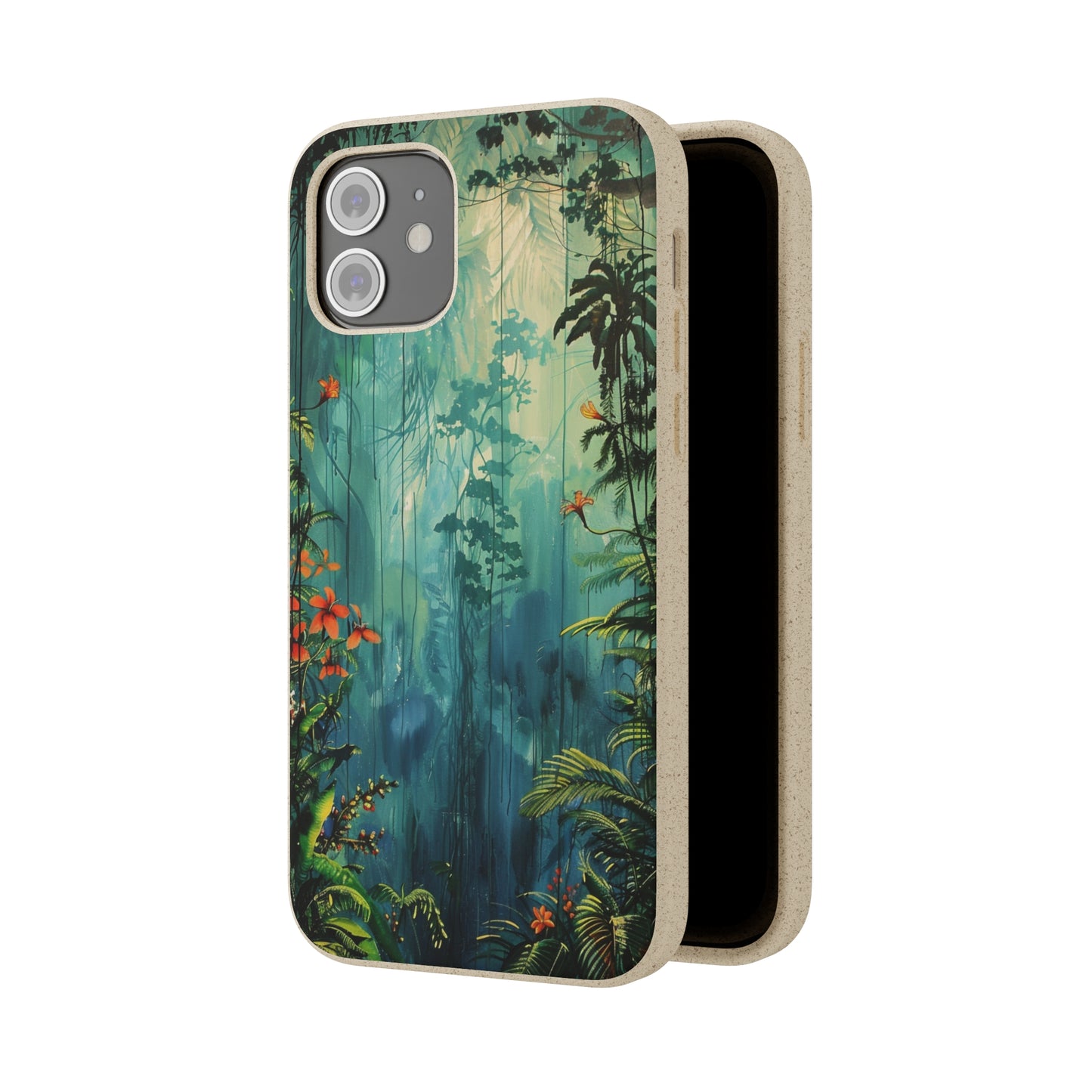 Rain Forest Clearing Scene Biodegradable Phone Case | iPhone / Samsung