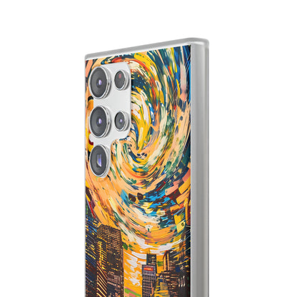 Van Gogh inspired City scene | iPhone/Samsung | Slimline Phone Case