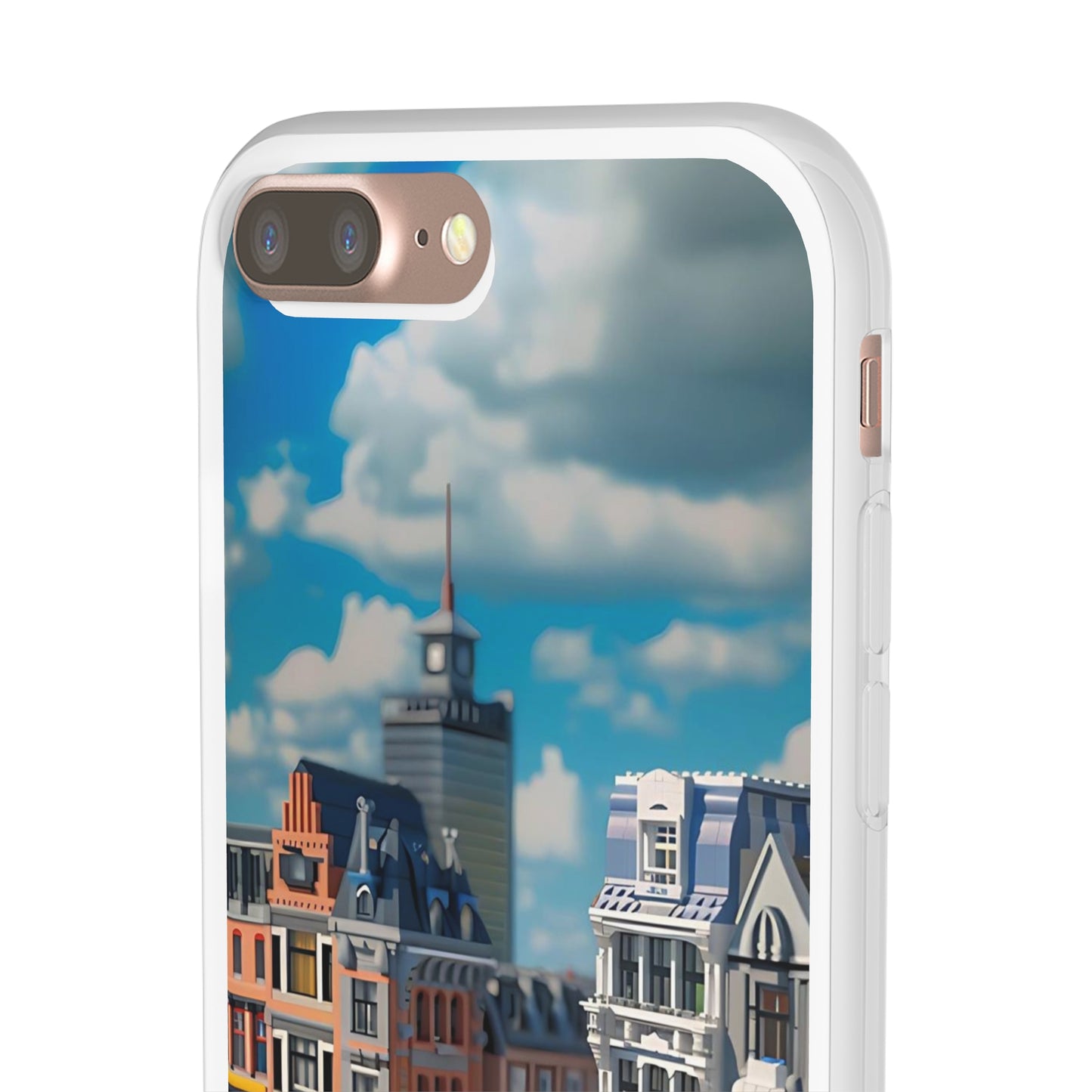 Lego style street scene protective phone case