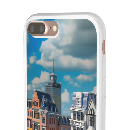 Lego style street scene protective phone case