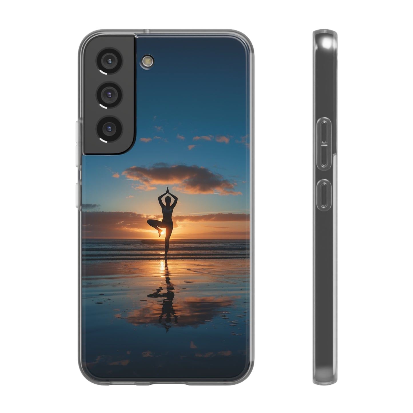 Yoga on the beach Phone Case | iPhone / Samsung