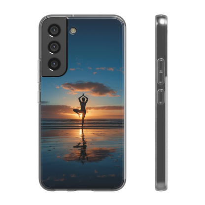 Yoga on the beach Phone Case | iPhone / Samsung