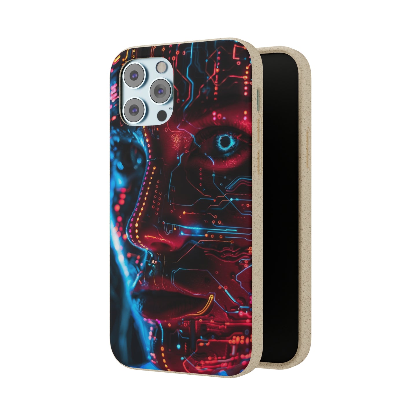 Cyberpunk woman Biodegradable Phone Case | iPhone / Samsung