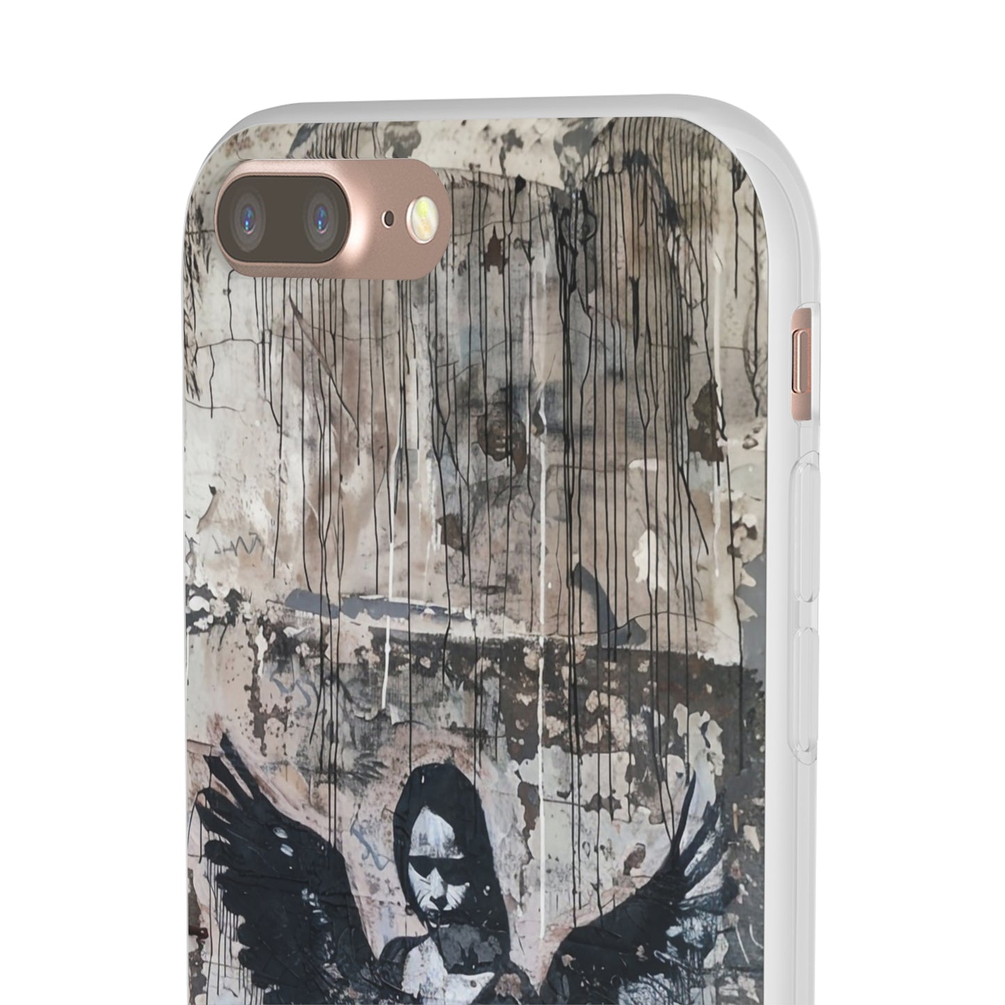 Vhils inspired Gothic Dark Angel Phone Case