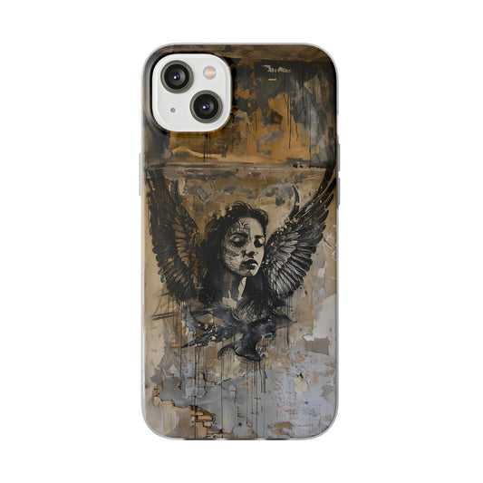 Vhils inspired Gothic Woman Phone Case