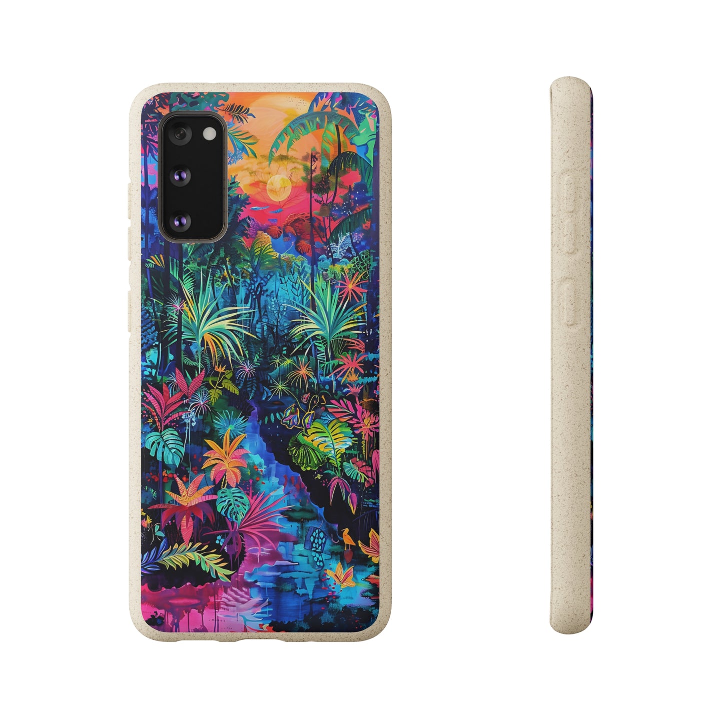 Colourful Rain Forest Biodegradable Phone Case | iPhone / Samsung