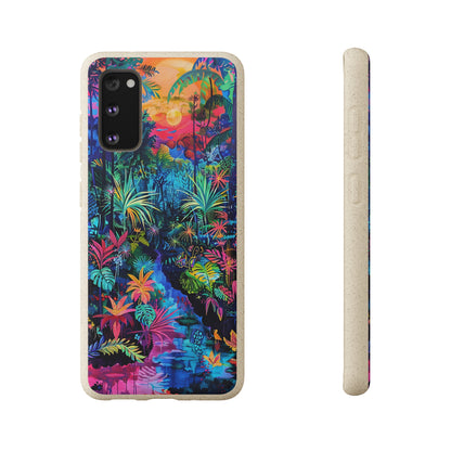 Colourful Rain Forest Biodegradable Phone Case | iPhone / Samsung