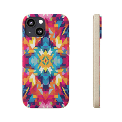 Bold, colourful pattern Biodegradable Phone Case | iPhone / Samsung