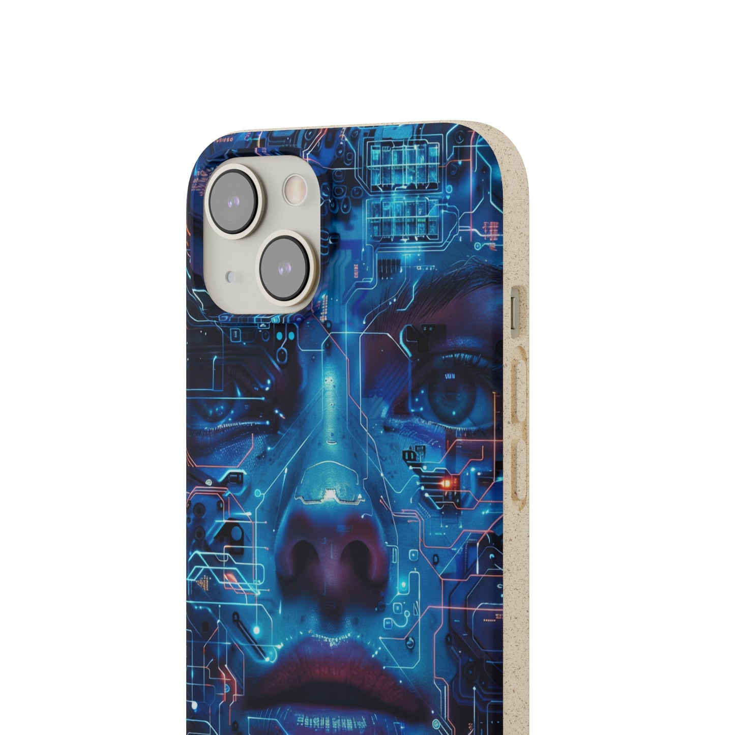 Cyberpunk woman Biodegradable Phone Case | iPhone / Samsung