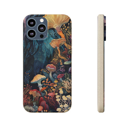 Mushroom Forest Biodegradable Phone Case | iPhone / Samsung