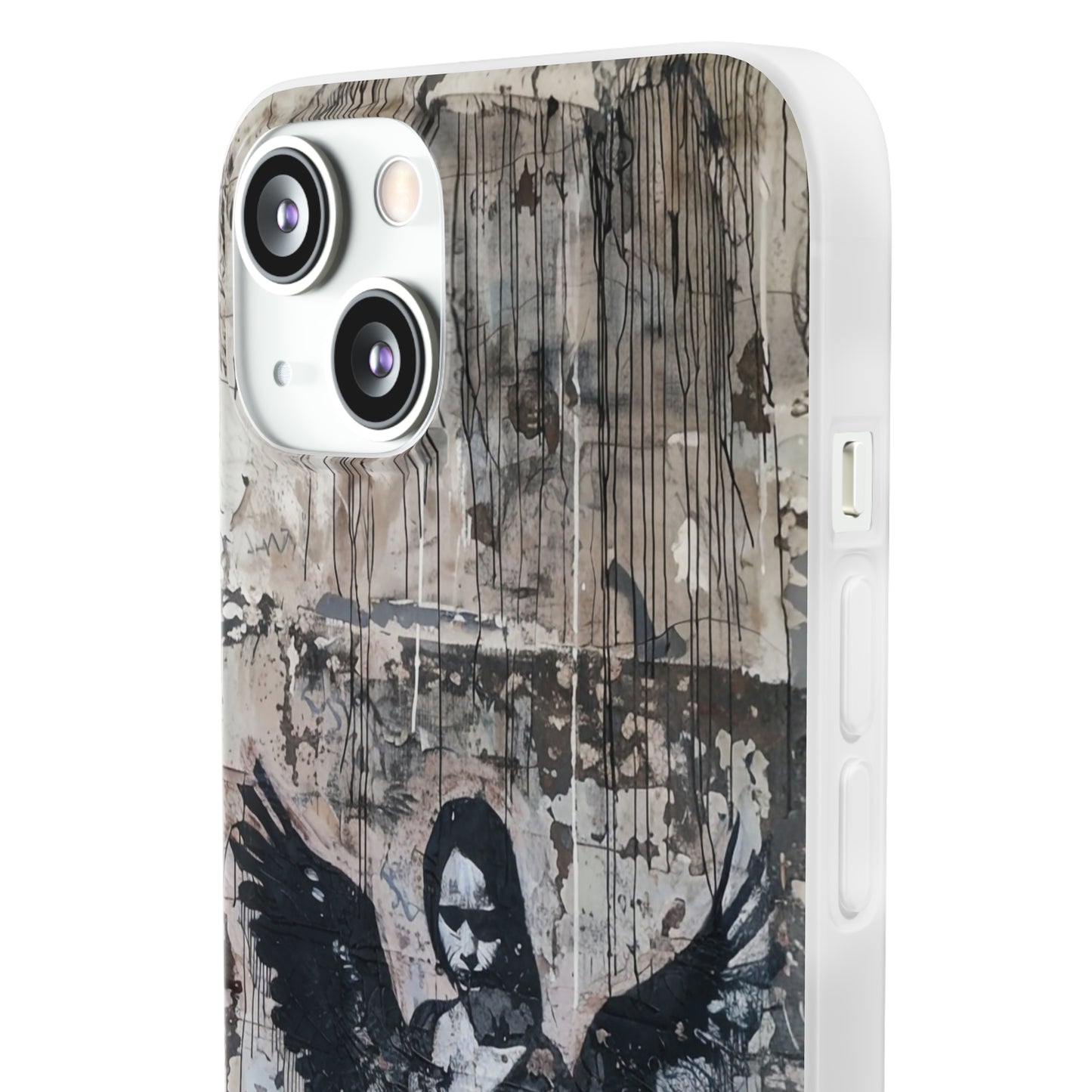 Vhils inspired Gothic Dark Angel Phone Case