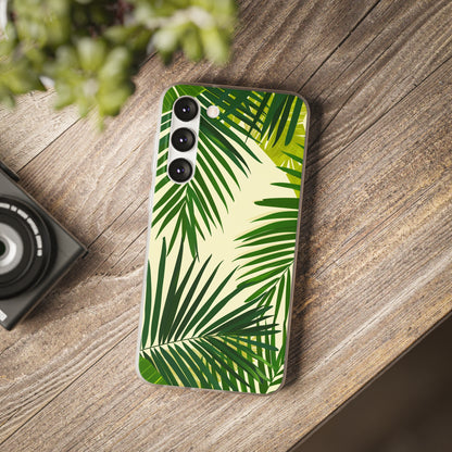 Green Leaves Pattern Phone Case | iPhone / Samsung