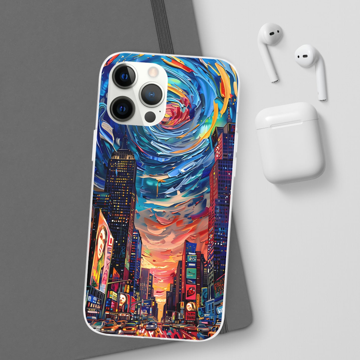 Van Gogh inspired City scene | iPhone/Samsung | Slimline Phone Case