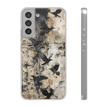 Vhils inspired birds Phone Case