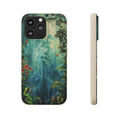 Rain Forest Clearing Scene Biodegradable Phone Case | iPhone / Samsung