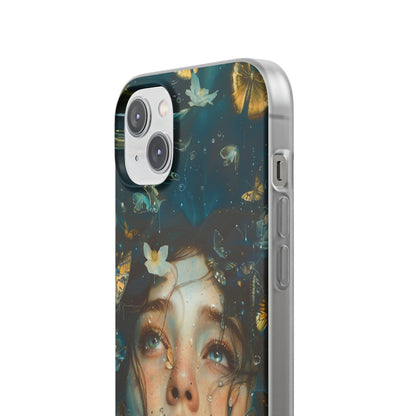 Girl under water contemporary style | iPhone/Samsung | Slimline Phone Case