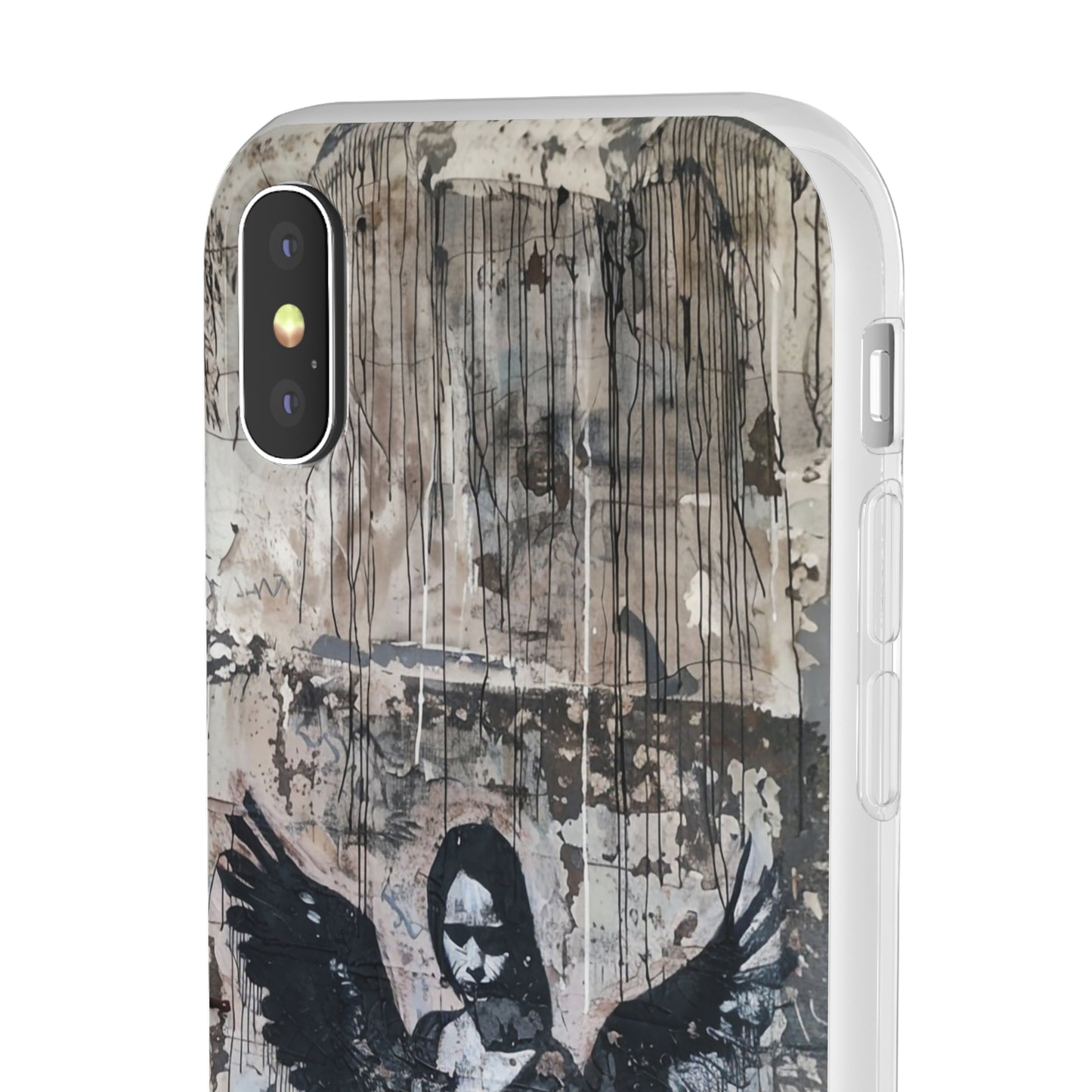 Vhils inspired Gothic Dark Angel Phone Case