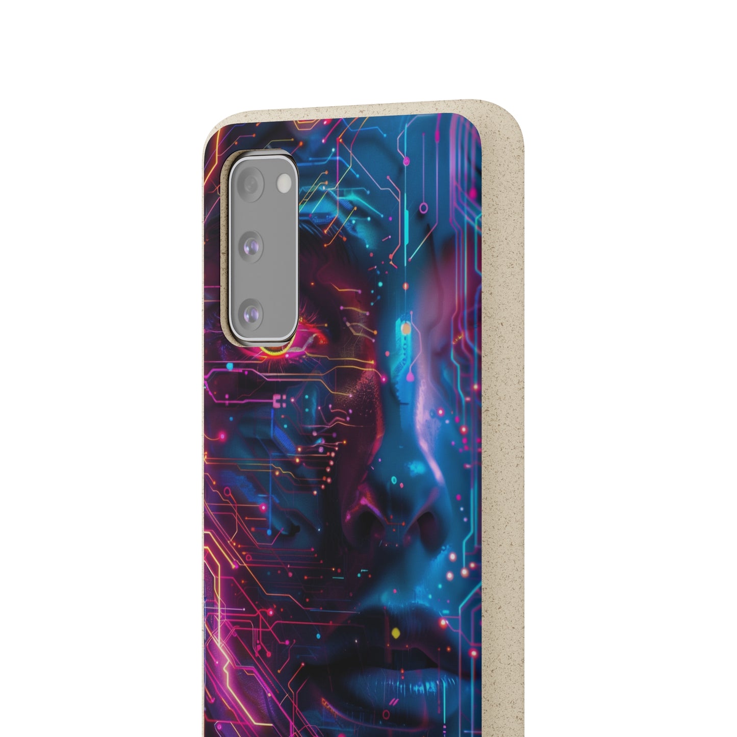 Cyberpunk woman Biodegradable Phone Case | iPhone / Samsung