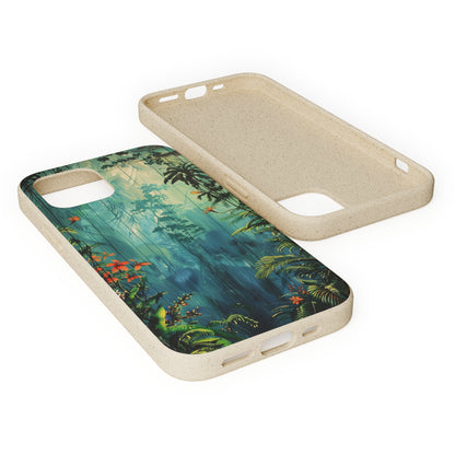 Rain Forest Clearing Scene Biodegradable Phone Case | iPhone / Samsung