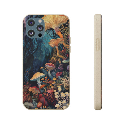 Mushroom Forest Biodegradable Phone Case | iPhone / Samsung