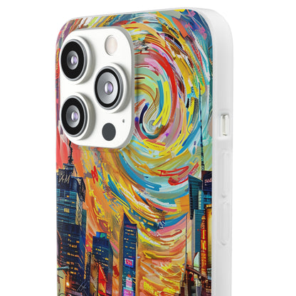 Van Gogh inspired City scene | iPhone/Samsung | Slimline Phone Case