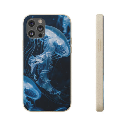 Deep Ocean Jellyfish Biodegradable Phone Case | iPhone / Samsung