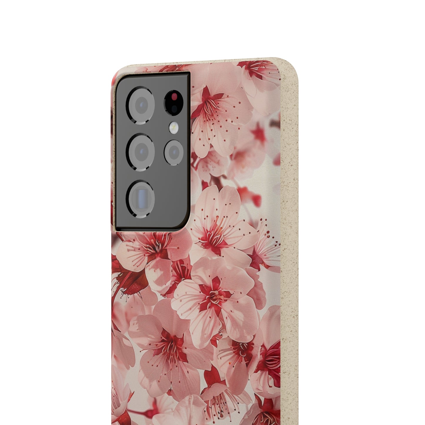 Pink Flowers Biodegradable Phone Case | iPhone / Samsung