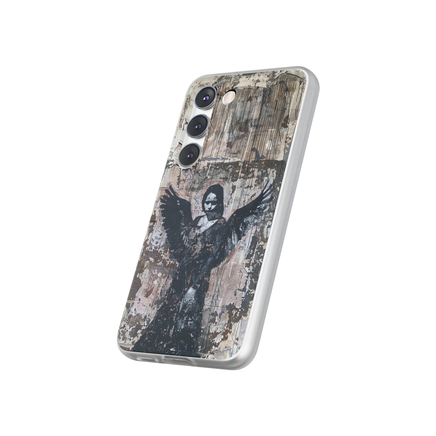 Vhils inspired Gothic Dark Angel Phone Case