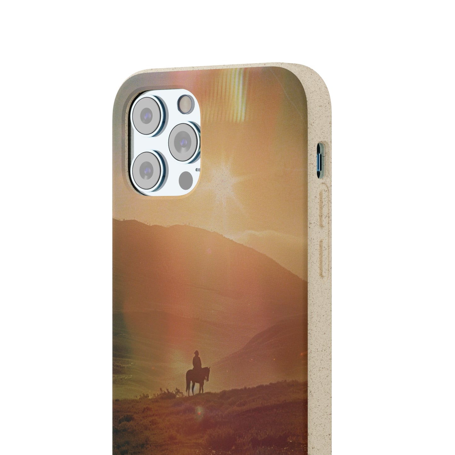 Horse rider cinematic Biodegradable Phone Case | iPhone / Samsung