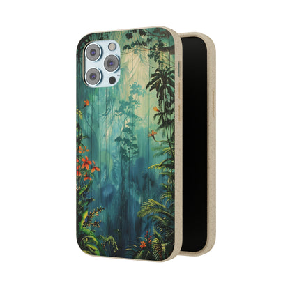 Rain Forest Clearing Scene Biodegradable Phone Case | iPhone / Samsung