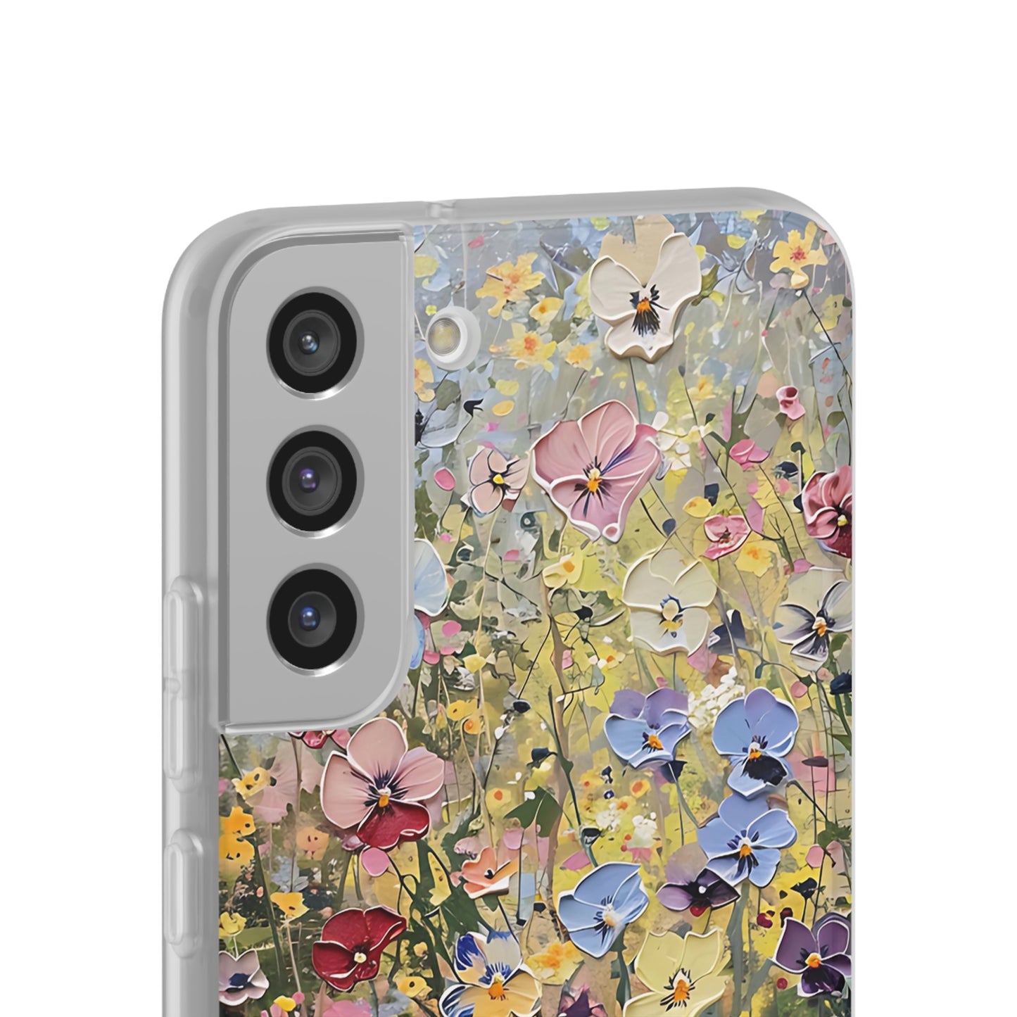 Damien Hirst Inspired Oil on Canvas Flowers | iPhone/Samsung | Slimline Phone Case