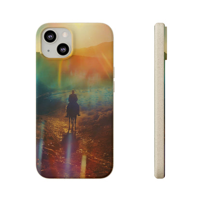 Horse rider cinematic Biodegradable Phone Case | iPhone / Samsung