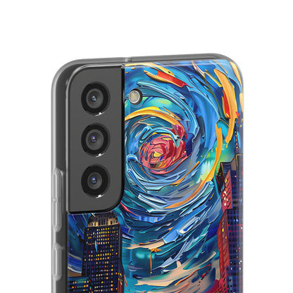 Van Gogh inspired City scene | iPhone/Samsung | Slimline Phone Case