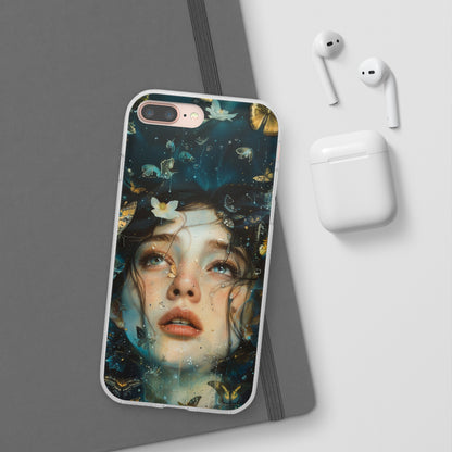 Girl under water contemporary style | iPhone/Samsung | Slimline Phone Case