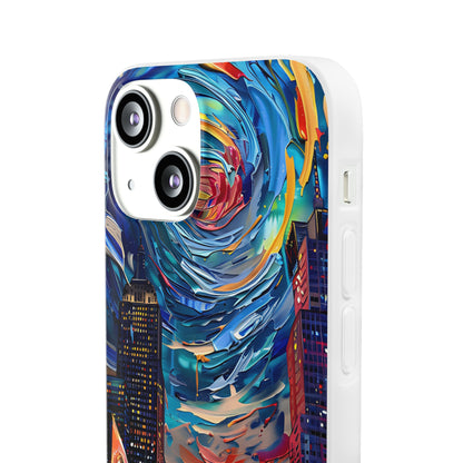 Van Gogh inspired City scene | iPhone/Samsung | Slimline Phone Case