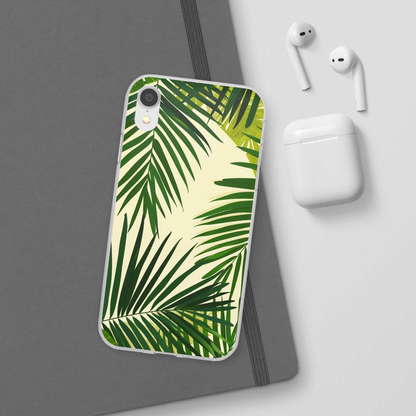 Green Leaves Pattern Phone Case | iPhone / Samsung