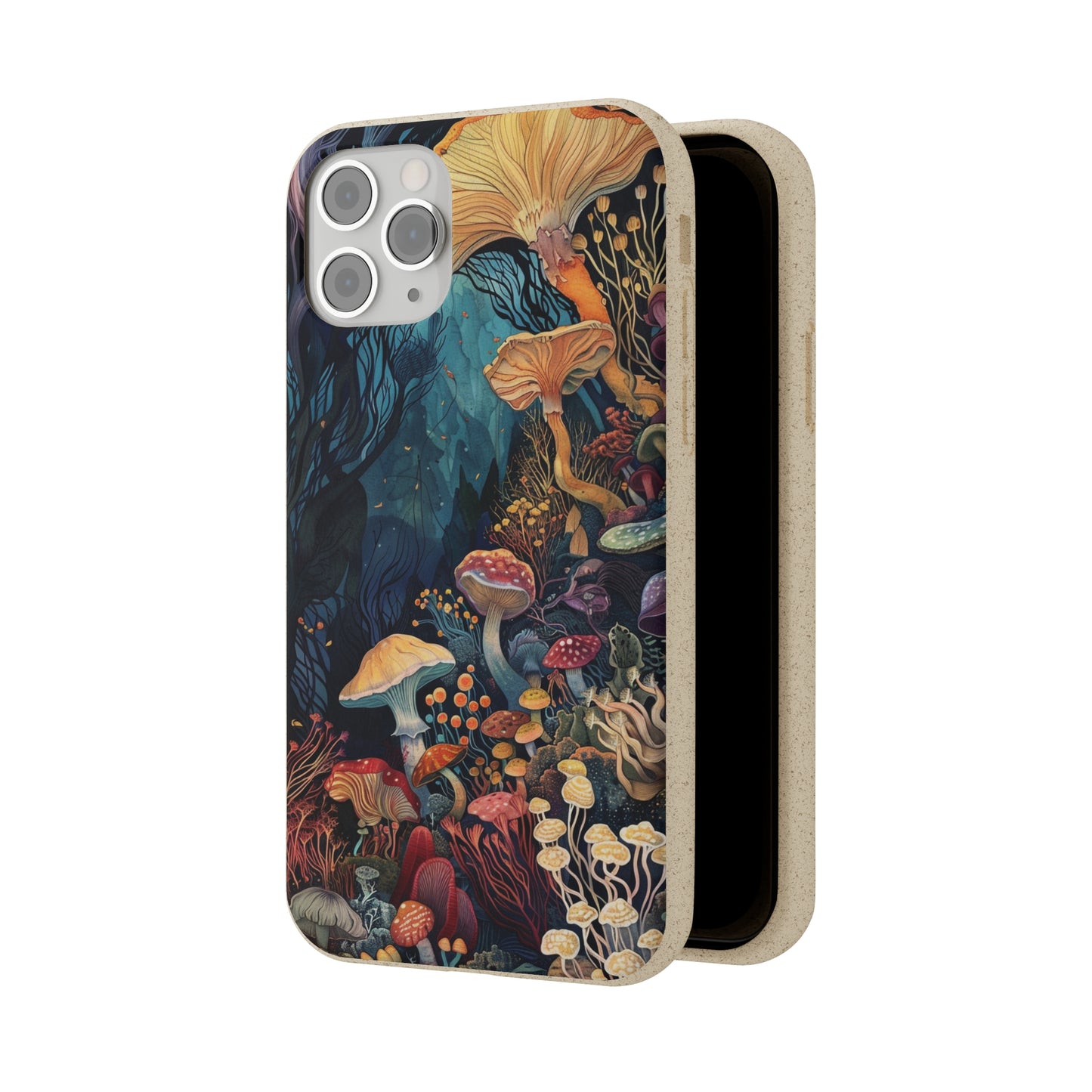 Mushroom Forest Biodegradable Phone Case | iPhone / Samsung