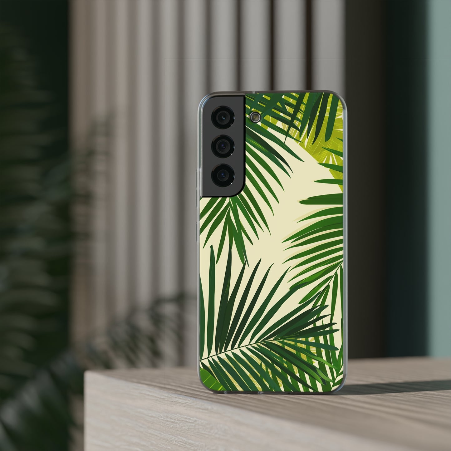 Green Leaves Pattern Phone Case | iPhone / Samsung